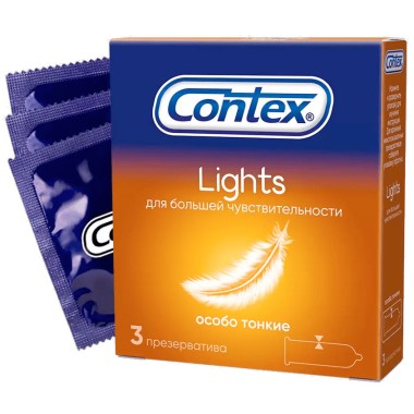 Презервативы Contex Lights №3 особо тонкие — Городок мастеров